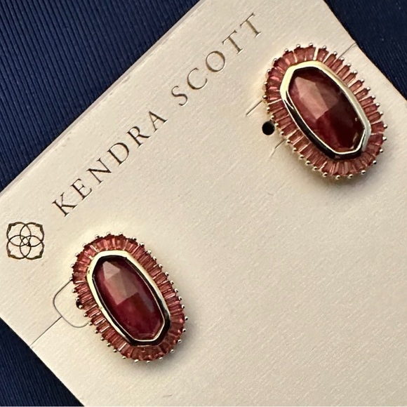NWT Kendra Scott Baguette Ellie Earrings - Picture 5 of 10